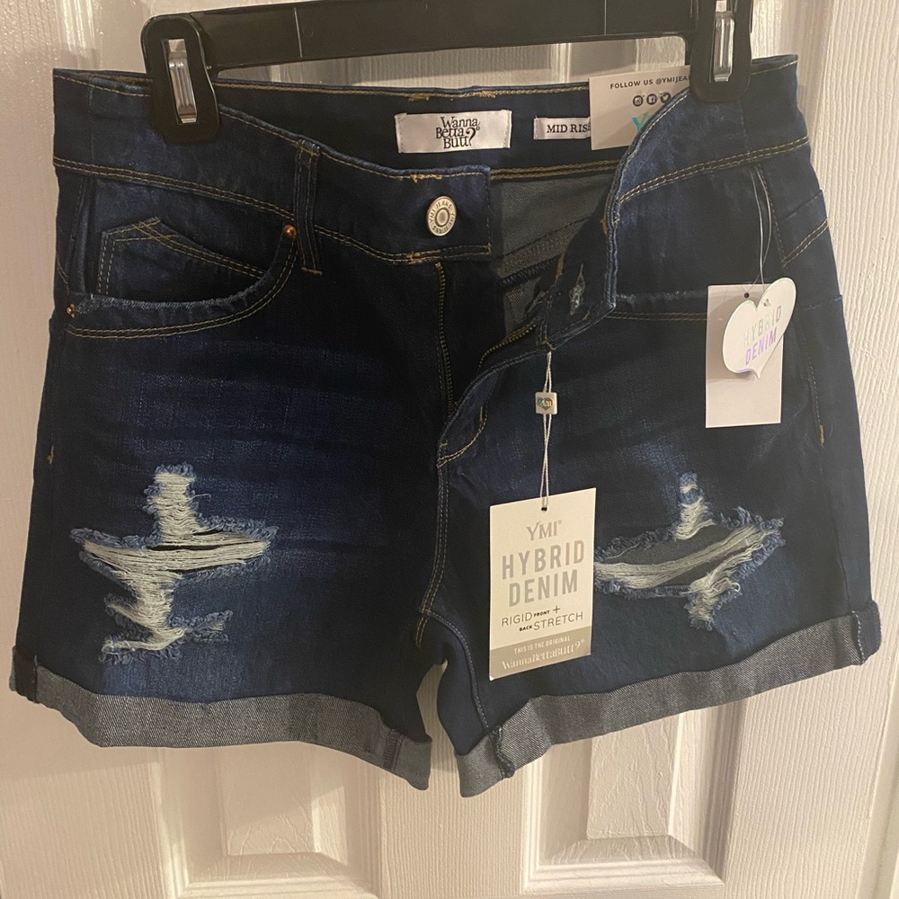 New with tags YMI denim shorts